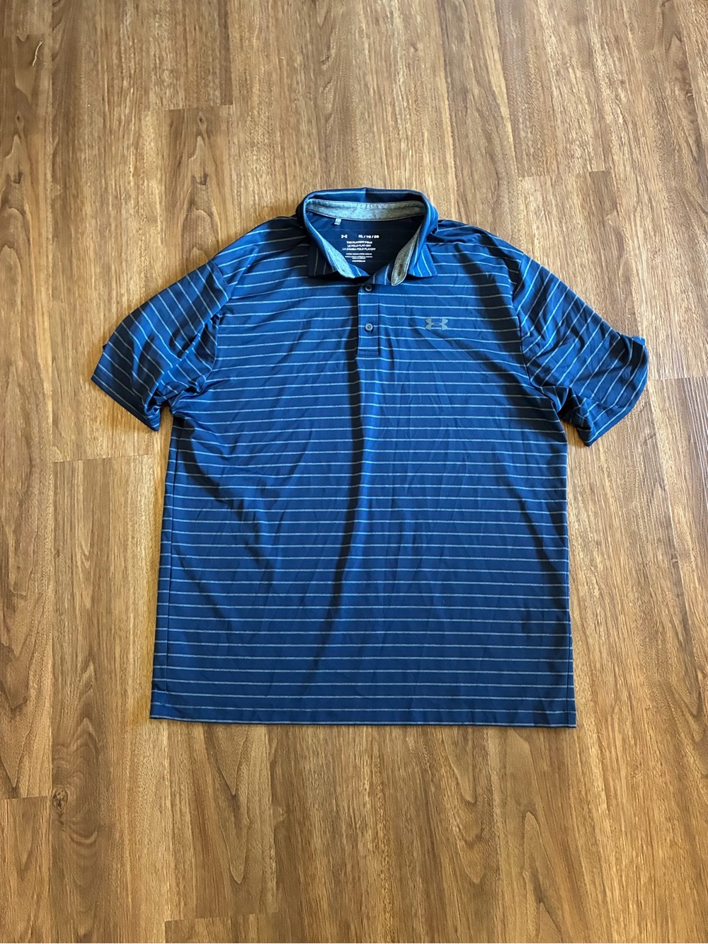 Under Armour Men’s Golf Polo Shirt The Playoff Polo Size XL Blue